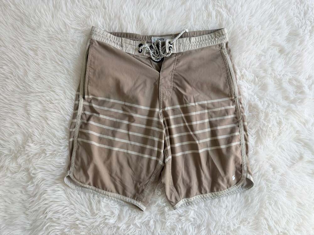 Jetty Striped Board Shorts Size 28